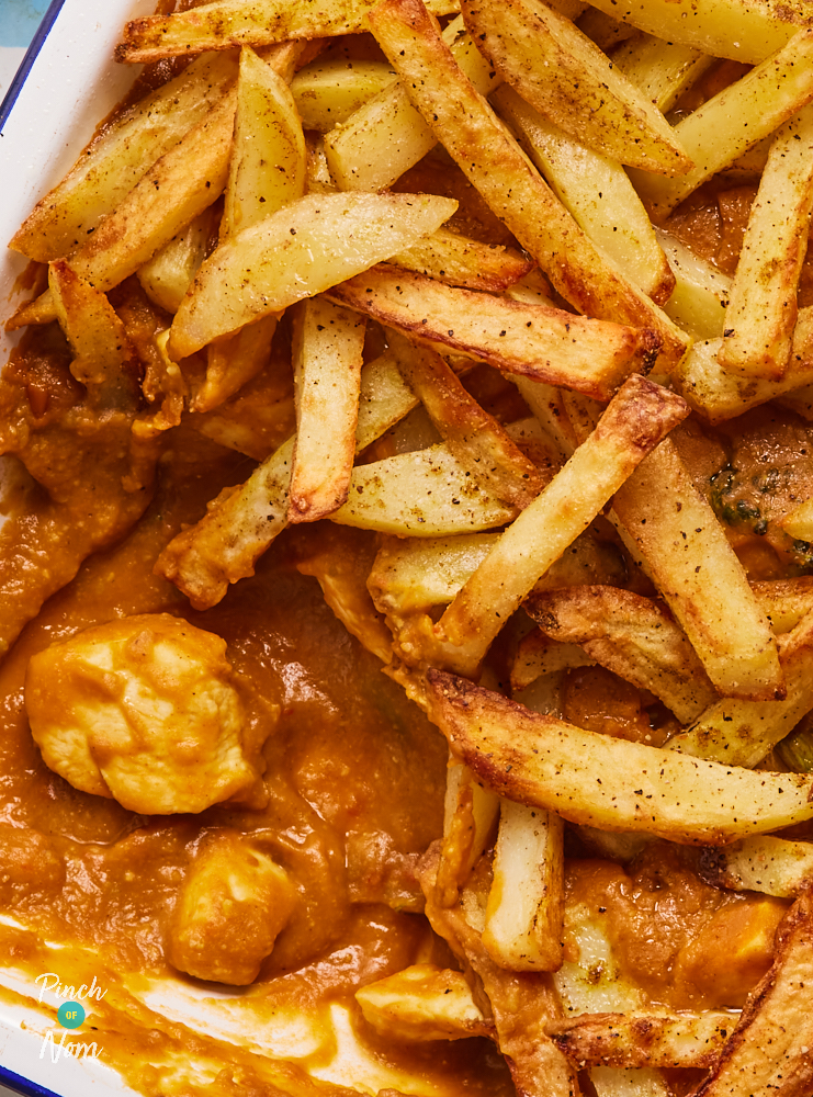 Curry and Chips Pie - Pinch of Nom Slimming Recipes