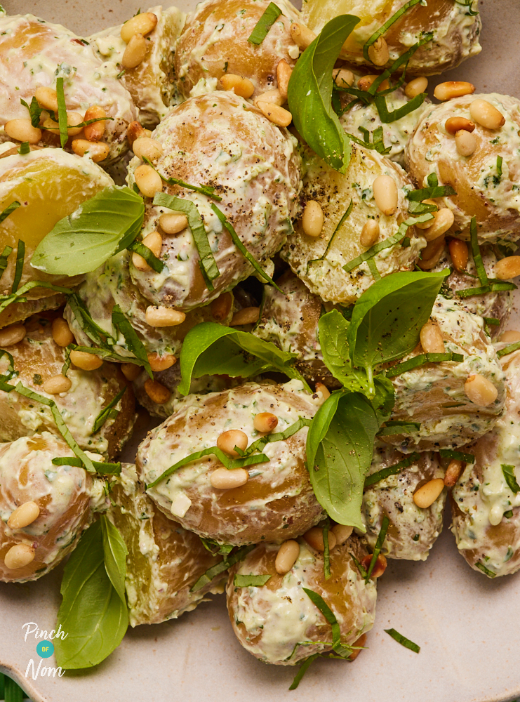 Pesto Potato Salad – Pinch of Nom Slimming Recipes