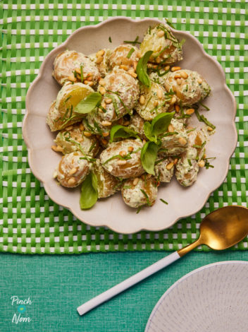 Pesto Potato Salad pinchofnom.com