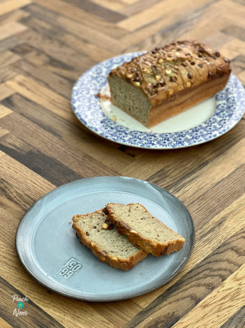 Biscoff Banana Bread pinchofnom.com