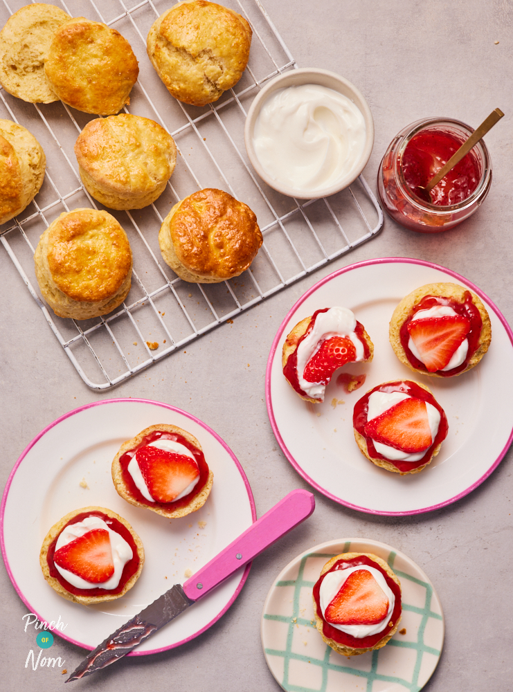 Cream Tea Scones - Pinch of Nom Slimming Recipes
