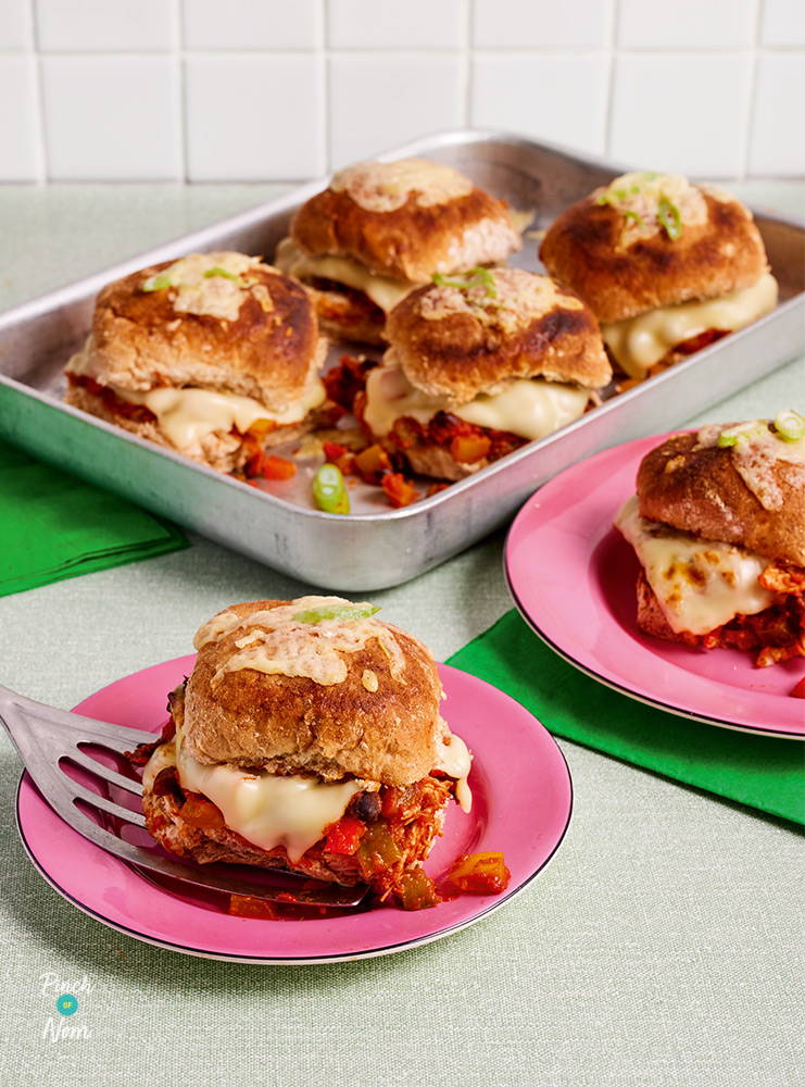 Enchilada Sliders - Pinch of Nom Slimming Recipes