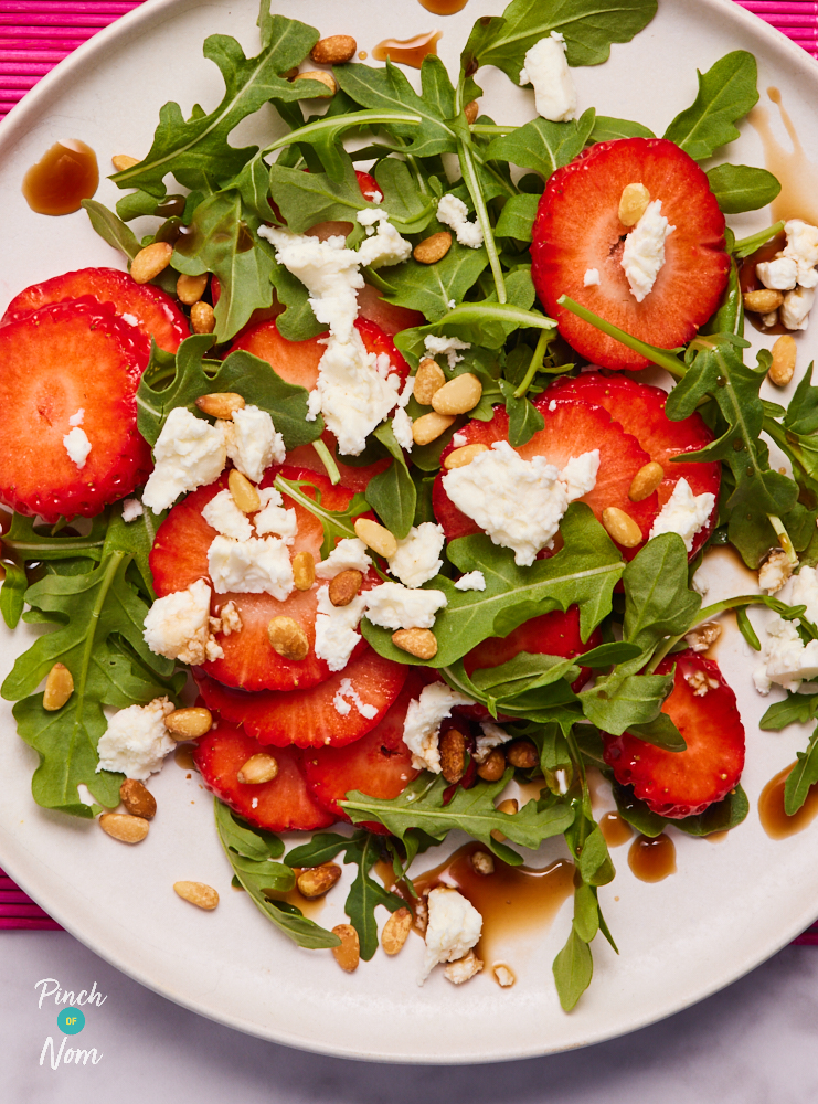 Strawberry and Feta Salad - Pinch of Nom Slimming Recipes