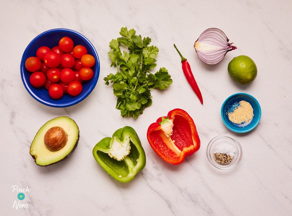 Salsa Salad - Pinch of Nom Slimming Recipes