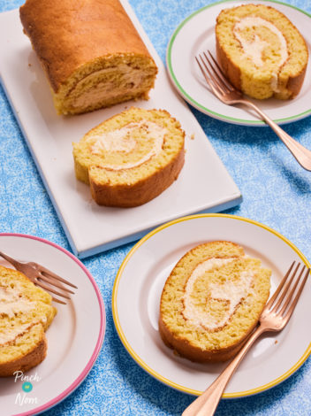 Apricot Swiss Roll pinchofnom.com