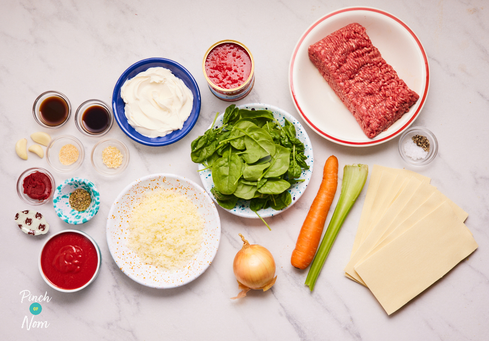 Rolled-up Lasagne - Pinch of Nom Slimming Recipes