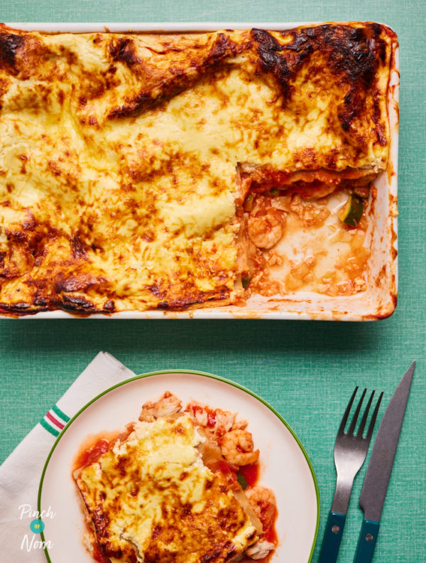 Seafood Lasagne pinchofnom.com