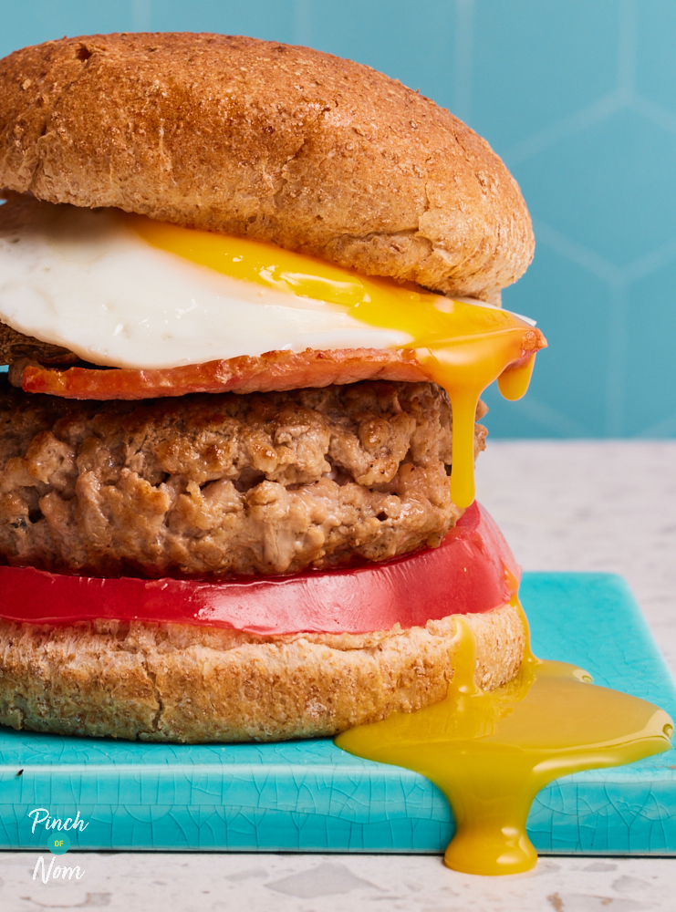 Breakfast Burgers - Pinch of Nom Slimming Recipes