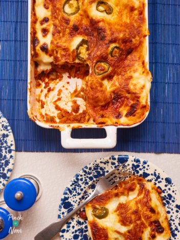 Chilli Bean Lasagne pinchofnom.com