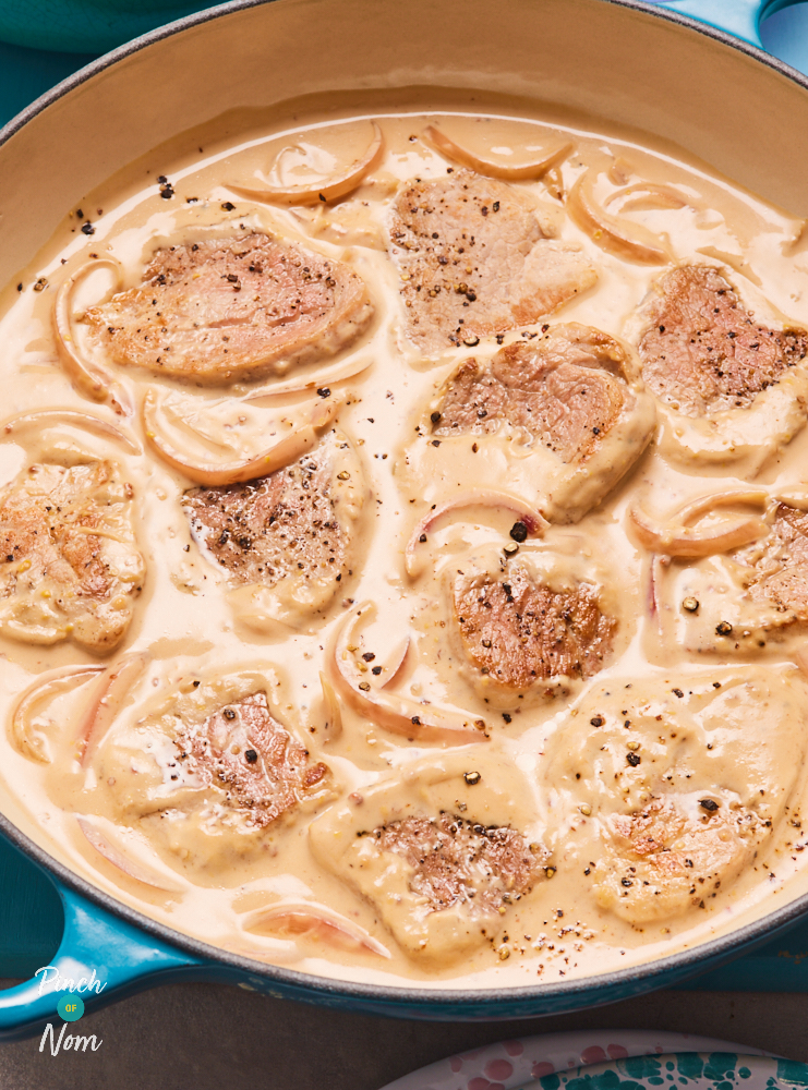 Creamy Balsamic Pork - Pinch of Nom Slimming Recipes