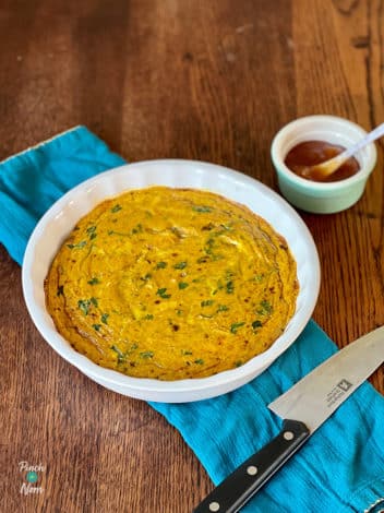 Curried Quiche pinchofnom.com