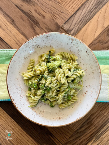 Green Veg Pasta pinchofnom.com