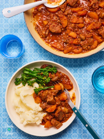 Lamb and Lentil Stew pinchofnom.com