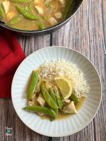 Lemon and Ginger Chicken pinchofnom.com