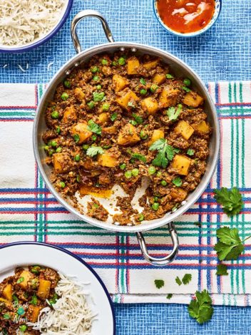 Mushroom Keema pinchofnom.com