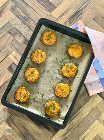 Sweet Potato Hash Browns pinchofnom.com