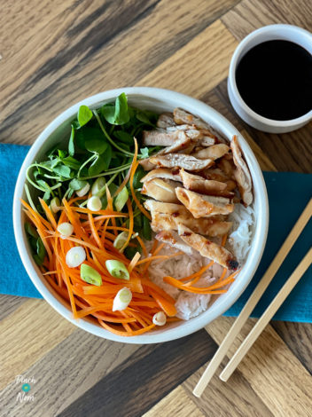 Teriyaki Chicken Donburi pinchofnom.com