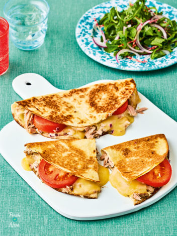 Tuna Melt Wrap pinchofnom.com