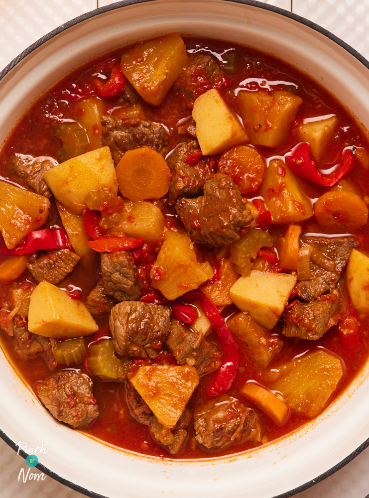 Pineapple Beef Stew - Pinch of Nom Slimming Recipes