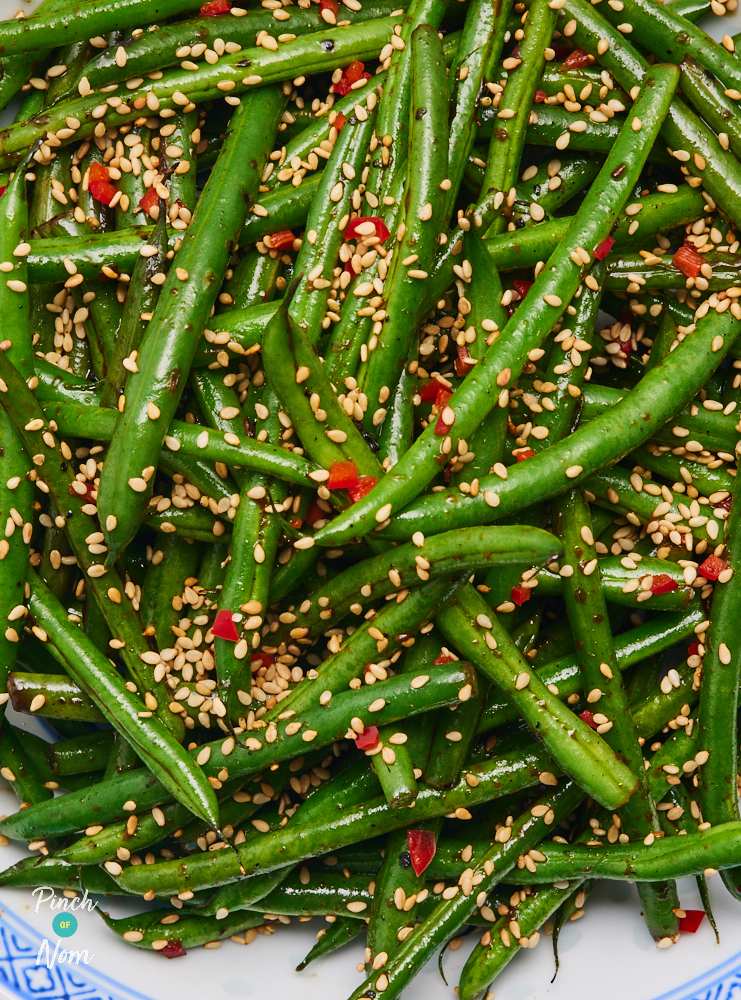 Chinese-Style Green Beans - Pinch of Nom Slimming Recipes