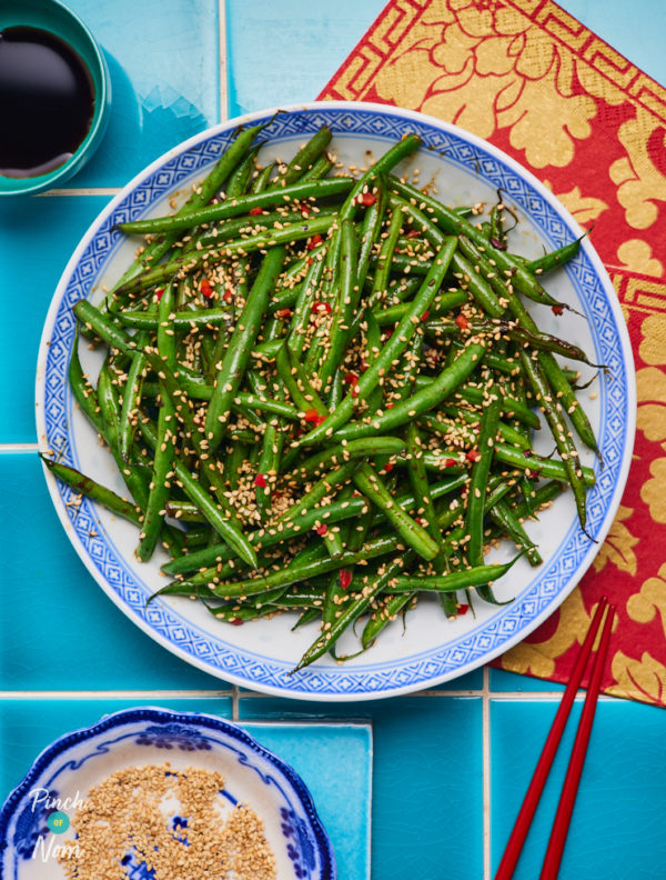 Chinese-Style Green Beans pinchofnom.com
