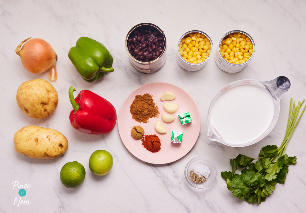 Mexican-Style Chowder - Pinch of Nom Slimming Recipes