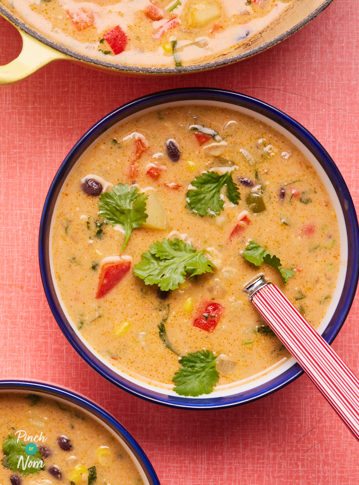 Mexican-Style Chowder - Pinch of Nom Slimming Recipes
