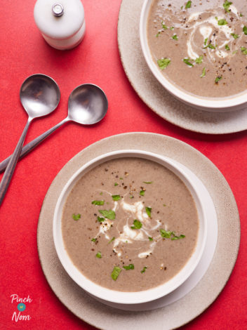 Cream of Mushroom Soup pinchofnom.com