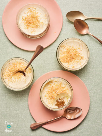 Creamy Lime and Coconut Pots pinchofnom.com