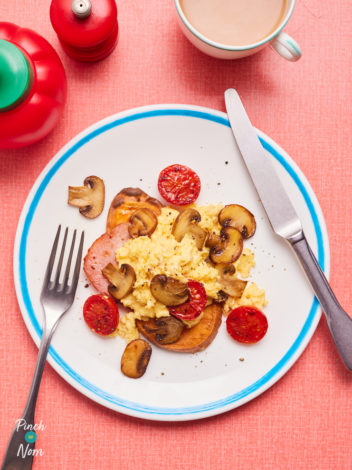 Sweet Potato Breakfast Toast pinchofnom.com