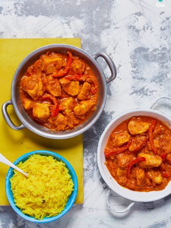 Air Fryer Chicken Tikka Masala pinchofnom.com