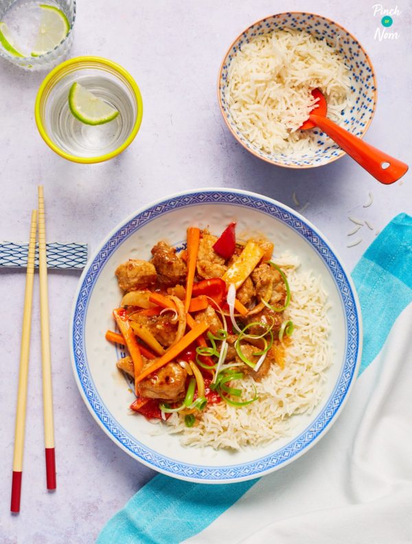 Air Fryer Kung Pao Pork pinchofnom.com