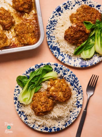 Thai-Style Aromatic Baked Chicken pinchofnom.com