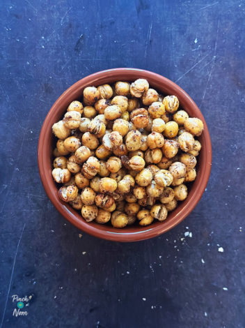 Air Fryer Chickpeas pinchofnom.com