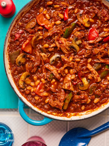 BBQ Gammon Stew pinchofnom.com