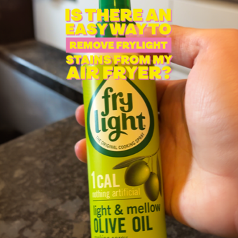 Is there an easy way to remove Frylight stains from my air fryer? pinchofnom.com