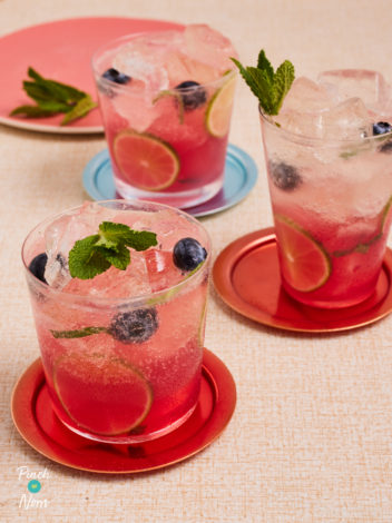 Blueberry Mojito pinchofnom.com