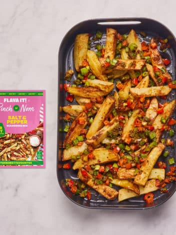 Flava It! Salt and Pepper Chips pinchofnom.com