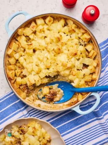 Sausage Tartiflette pinchofnom.com