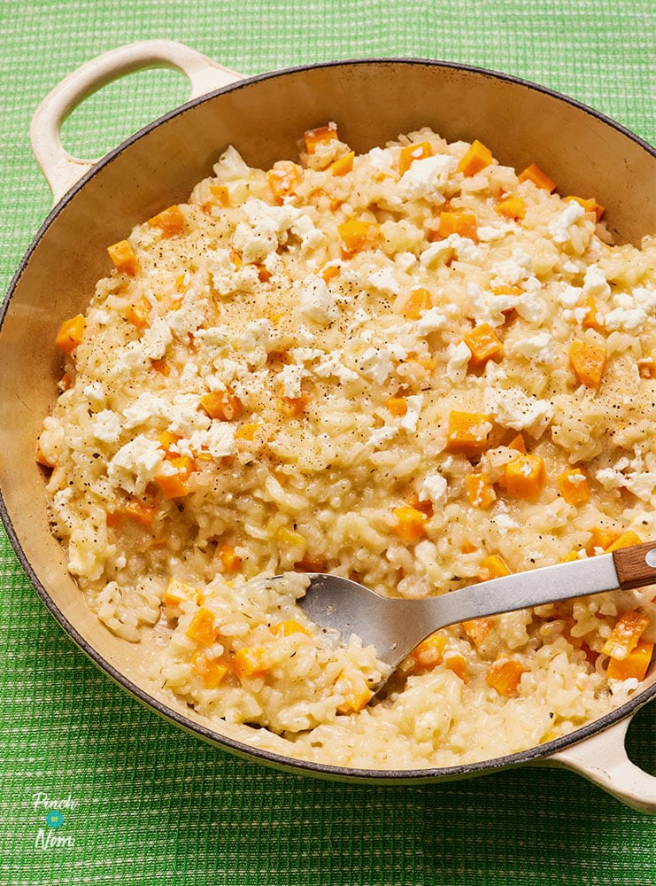 Slow Cooker Sweet Potato and Feta Risotto - Pinch of Nom Slimming Recipes