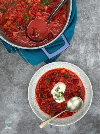 Ukrainian-Style Borscht pinchofnom.com