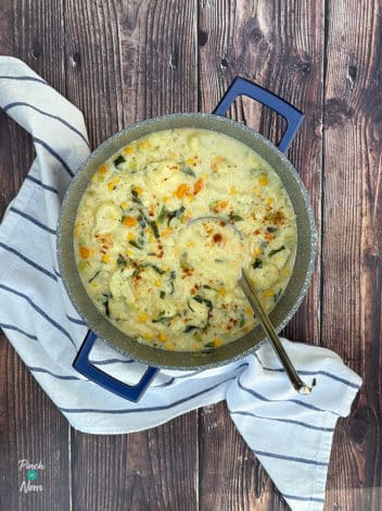 Vegetable Chowder pinchofnom.com