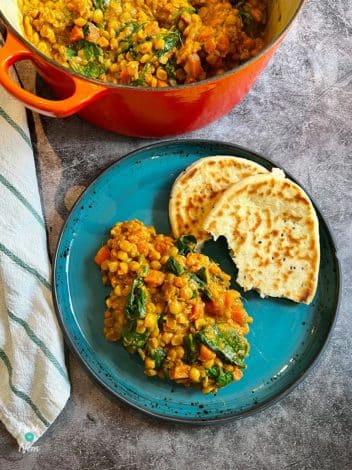 Yellow Pea and Sweet Potato Curry pinchofnom.com