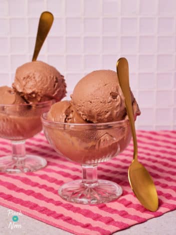 Ninja Creami Peanut Butter and Chocolate Ice Cream pinchofnom.com