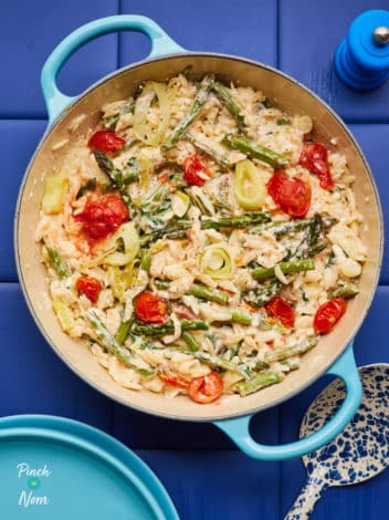 Baked Feta Orzo pinchofnom.com