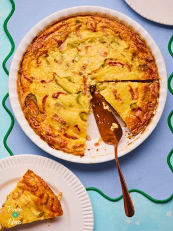 Carbonara Quiche pinchofnom.com