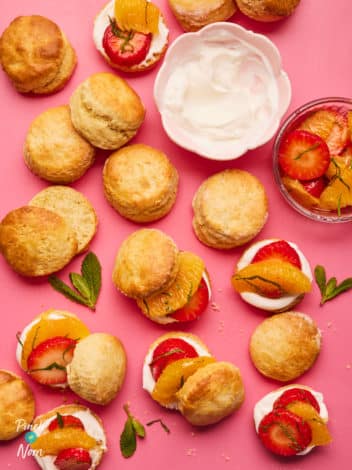 Pimm's Scones pinchofnom.com