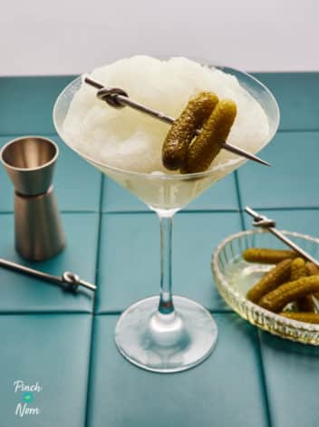 Frozen Pickle Martini pinchofnom.com