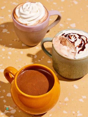 Slow Cooker Baileys Hot Chocolate pinchofnom.com