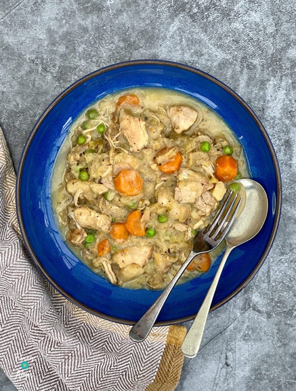 Slow Cooker Herby Chicken Casserole pinchofnom.com